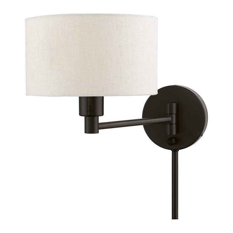 Image 4 1 Light English Bronze Swing Arm Wall Lamp more views