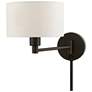 4_1 Light English Bronze Swing Arm Wall Lamp more views