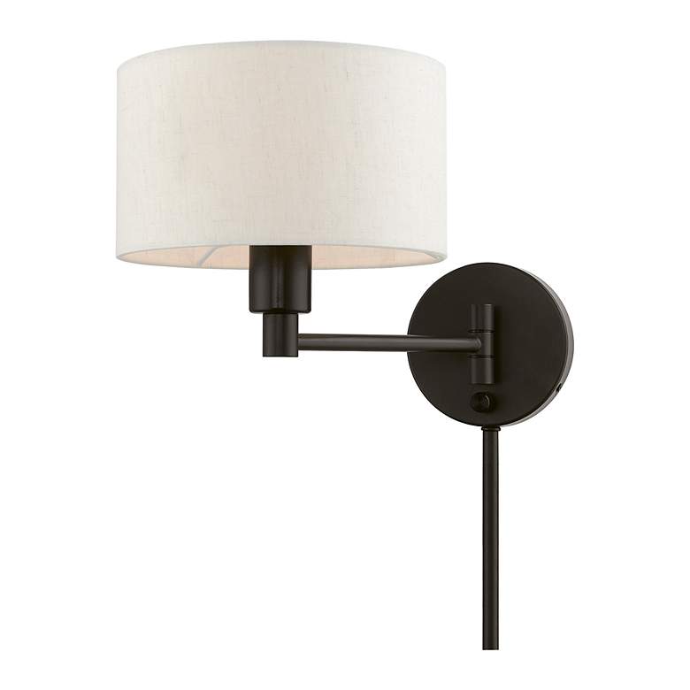 Image 5 1 Light English Bronze Swing Arm Wall Lamp more views