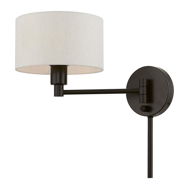 Image 6 1 Light English Bronze Swing Arm Wall Lamp more views