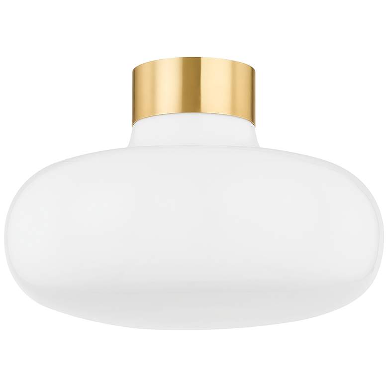 Image 1 1 Light Flush Mount