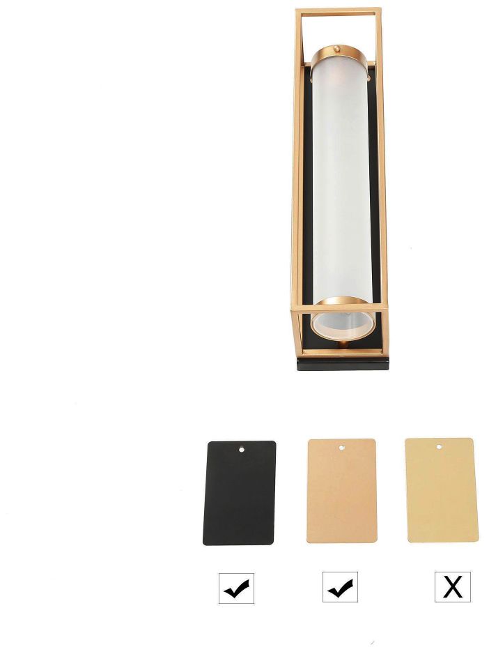 Image 3 1-Light Gold and Brass Glass Wall Sconce more views