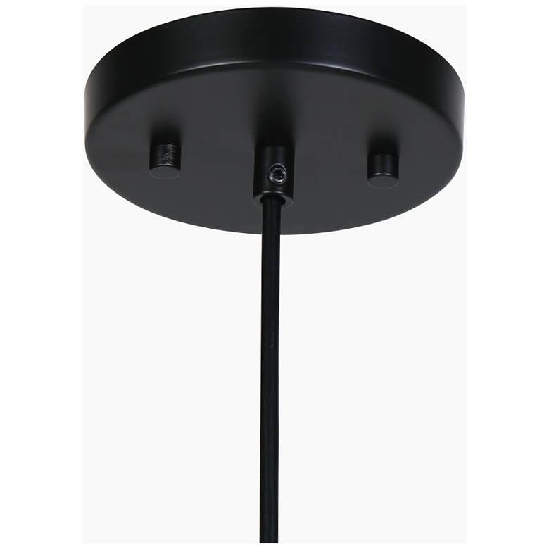 Image 3 1-light Gold and Matte Black Pendant Lamp more views