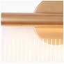 Thumbnail3 of 1-Light Gold Integrated LED Wall Sconce more views