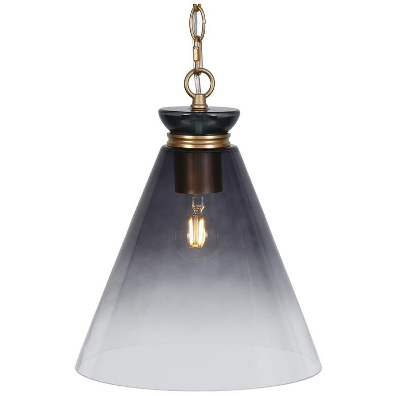 Image 1 1-light Gold Pendant Lamp with Glass