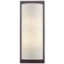 2_1 Light Large ADA Sconce with Hand Crafted Oatmeal Fabric Shade