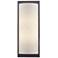 1 Light Large ADA Sconce with Hand Crafted Oatmeal Fabric Shade