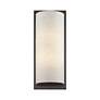 3_1 Light Large ADA Sconce with Hand Crafted Oatmeal Fabric Shade more views