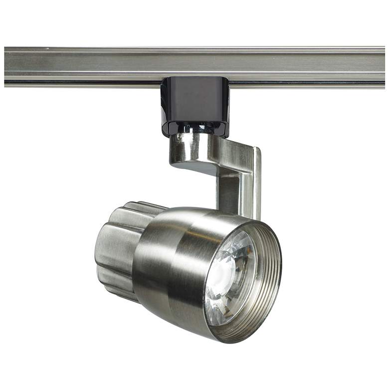 Image 1 1 Light - LED - 12W Track Head - Angle arm - Brushed Nickel - 36 Deg. Beam