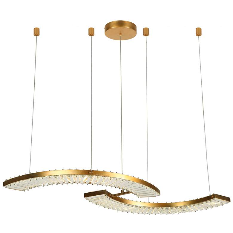 Image 1 1-Light LED Island Chandelier