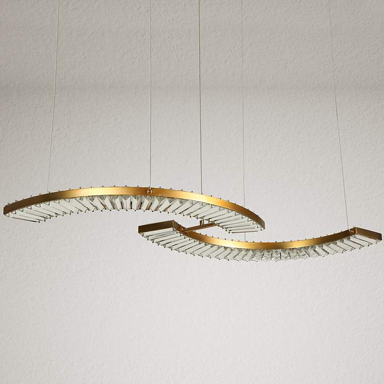 Image 1 1-Light LED Island Chandelier