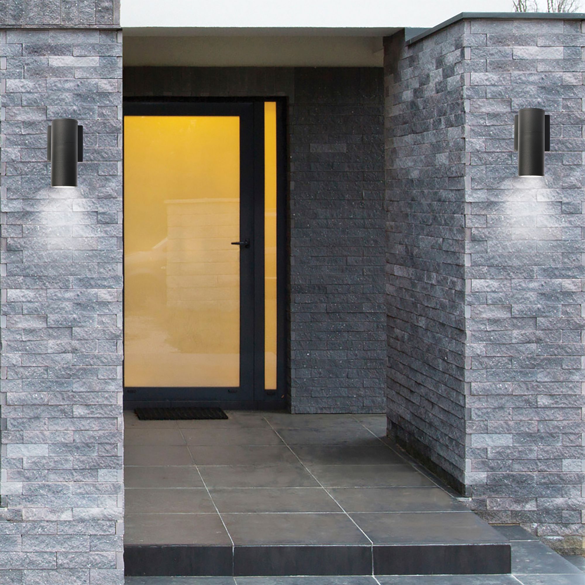 Image 4 1 Light; LED Large Up or Down Sconce Fixture; Bronze Finish; 10W; 120/277V more views