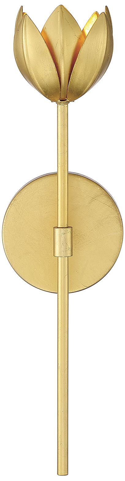 Image 3 1-Light LED Wall Sconce in True Gold more views