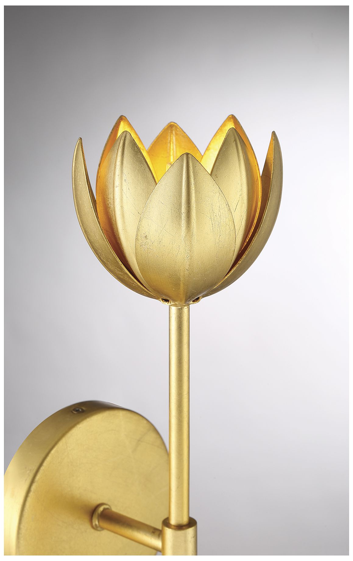 Image 6 1-Light LED Wall Sconce in True Gold more views