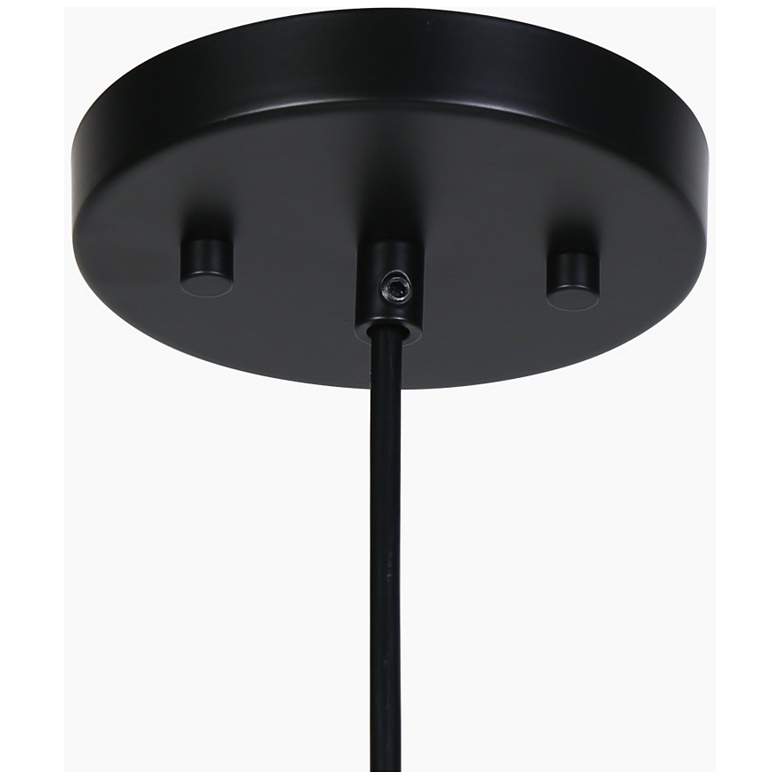 Image 4 1-light Matte Black Pendant Lamp with Glass more views