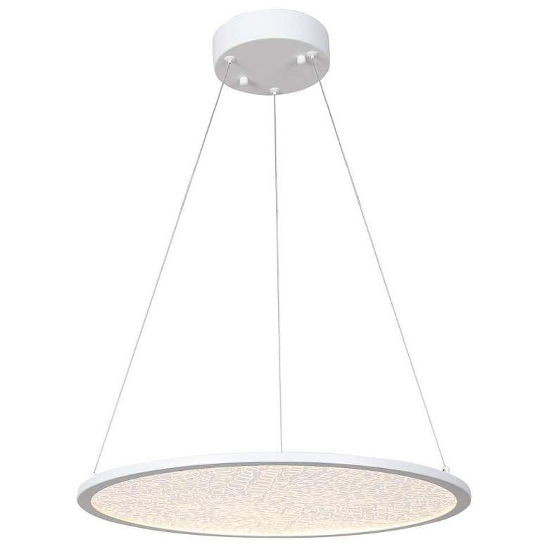 Image 1 1-light Matte White LED Pendant Lamp