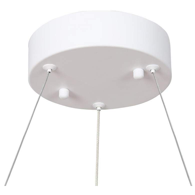 Image 4 1-light Matte White LED Pendant Lamp more views