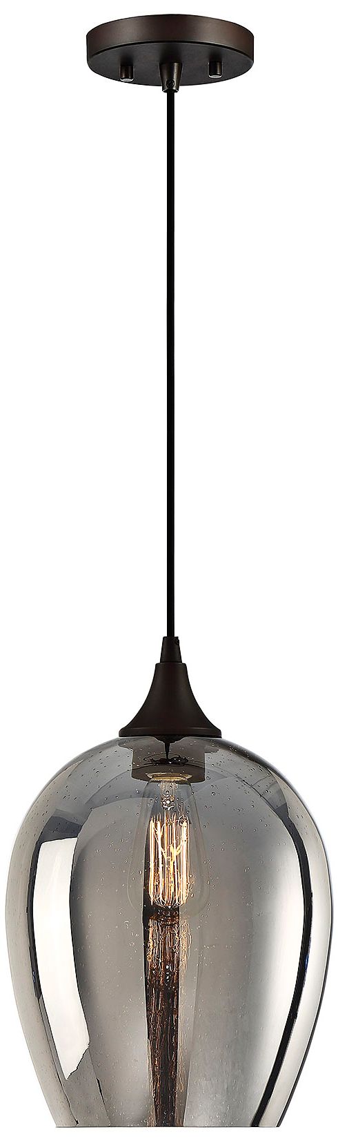Image 3 1-Light Mini Pendant in Oil Rubbed Bronze more views