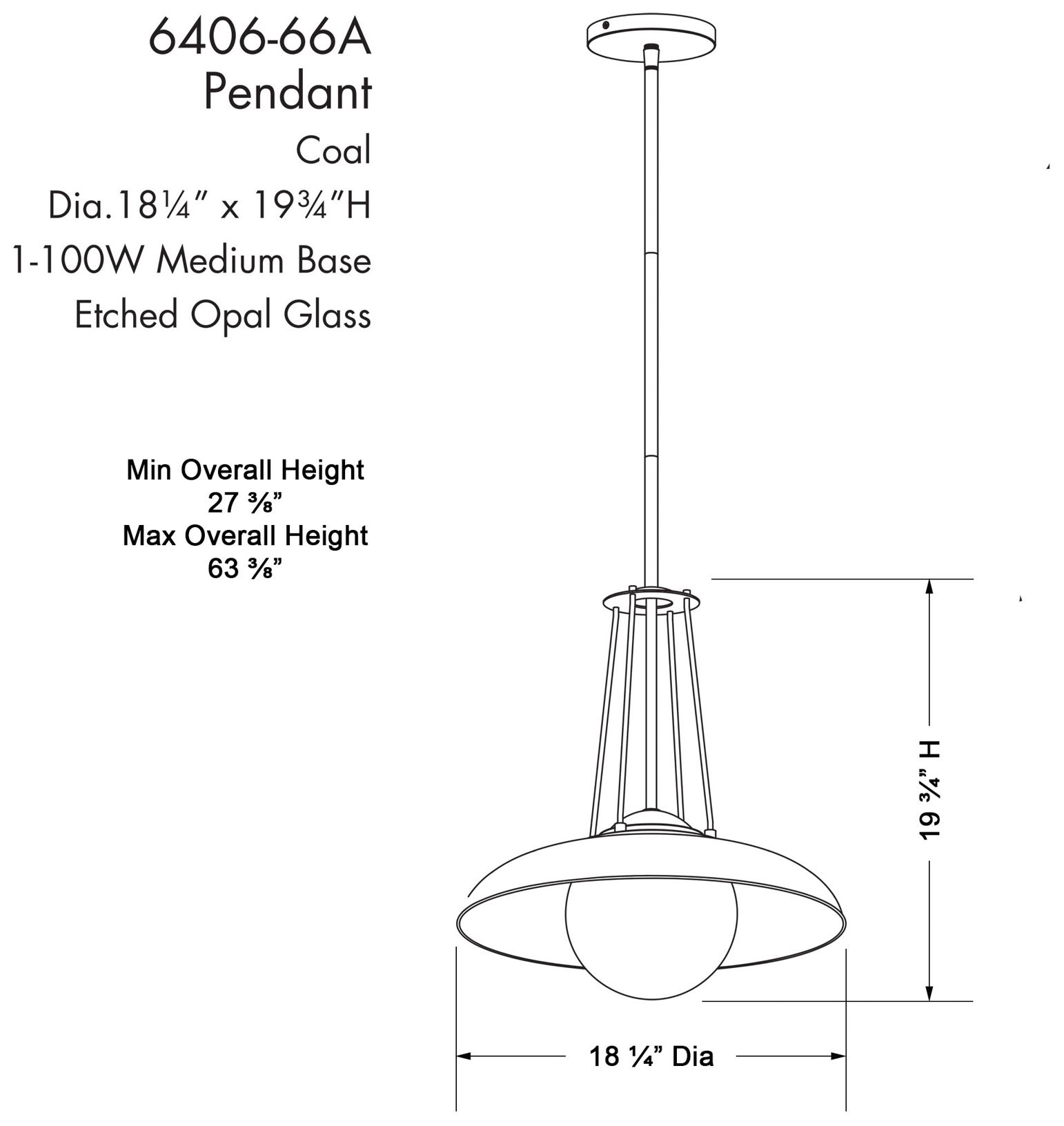 1-Light Mini Pendant