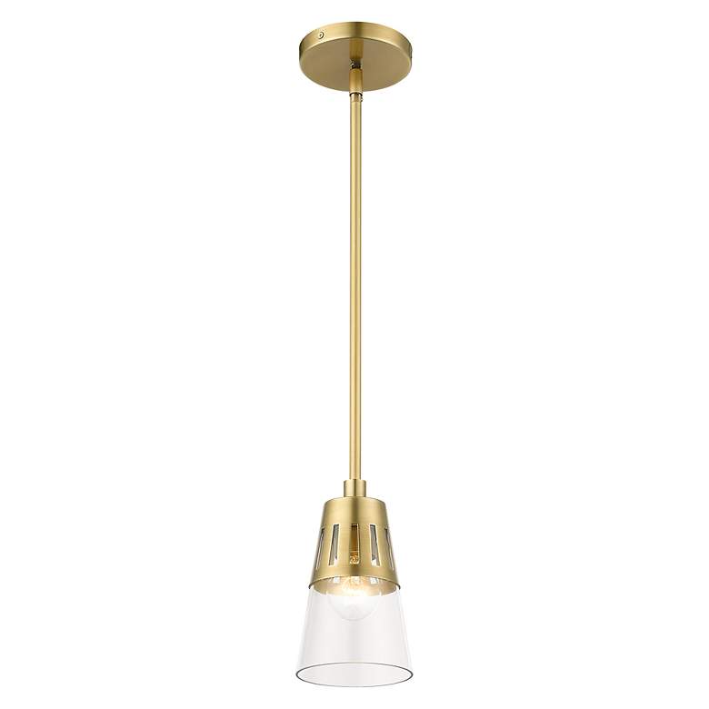 Image 5 1 Light Natural Brass Mini Pendant more views