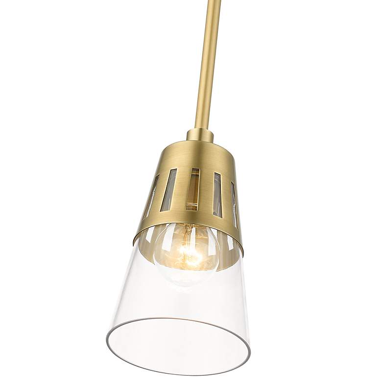 Image 6 1 Light Natural Brass Mini Pendant more views