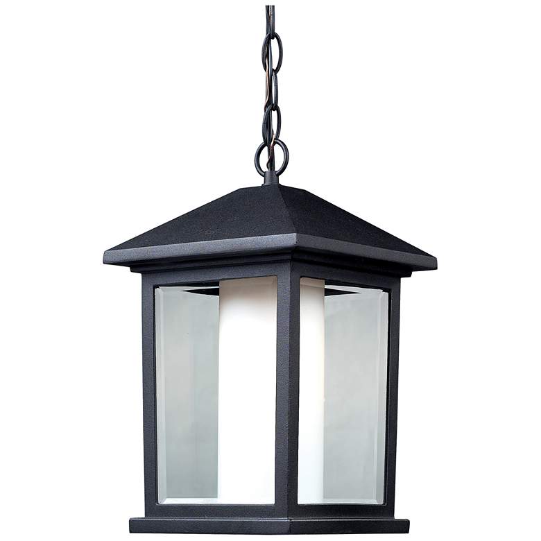 Image 1 1 Light Outdoor Chain Light in Black finish