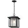 1 Light Outdoor in Black finish