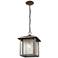 1 Light Outdoor in Oil Rubbed Bronze finish