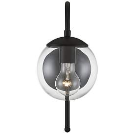 Image5 of 1-Light Outdoor Wall Lantern in Matte Black more views