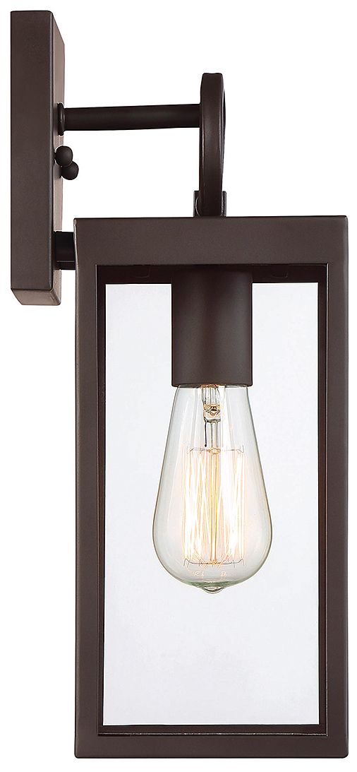 Image 4 1-Light Outdoor Wall Lantern in Oil Rubbed Bronze more views