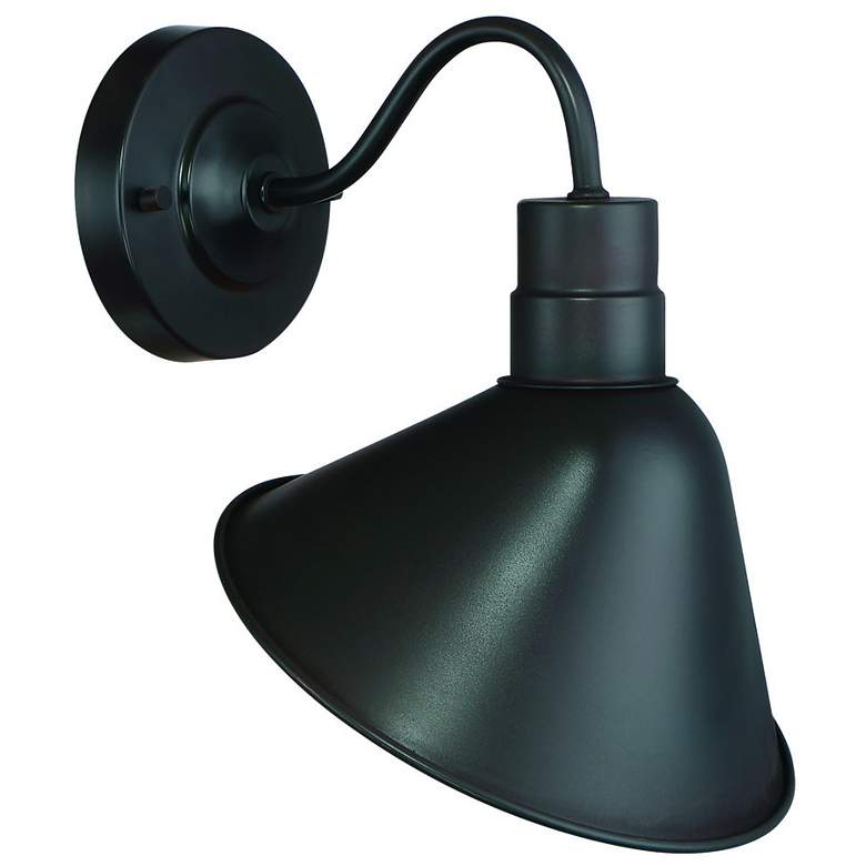 Image 1 1-Light Outdoor Wall Lantern in Oil Rubbed Bronze