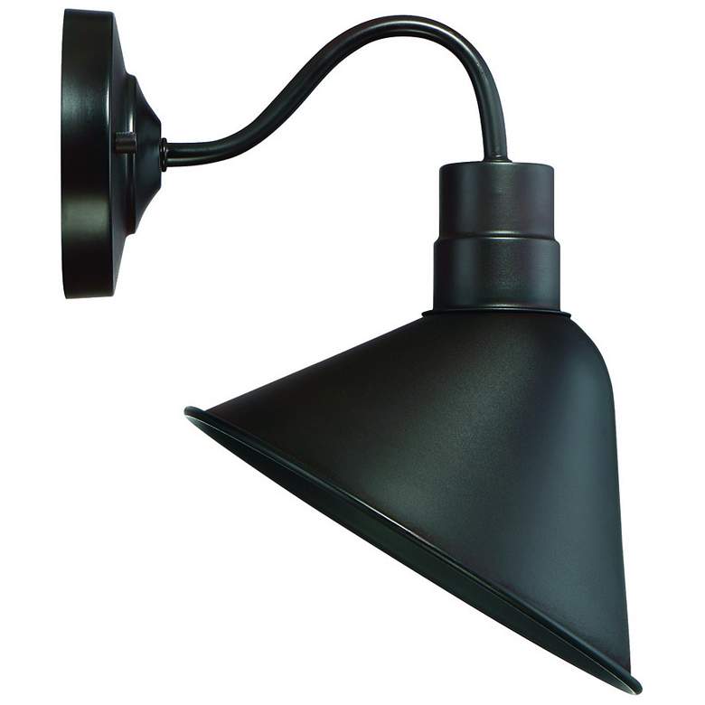 Image 2 1-Light Outdoor Wall Lantern in Oil Rubbed Bronze more views