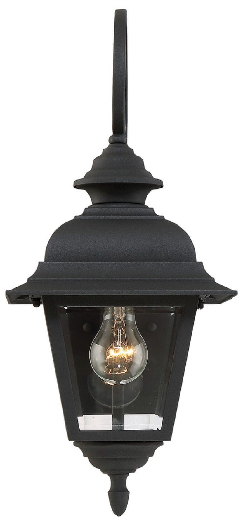 Thumbnail1 of 1-Light Outdoor Wall Lantern in Textured Black
