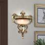 1 Light Palacial Bronze Wall Sconce in scene