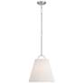 1_1-Light Pendant in Brushed Nickel