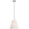 1-Light Pendant in Brushed Nickel