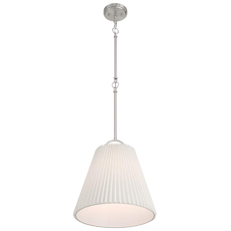 Image 4 1-Light Pendant in Brushed Nickel more views