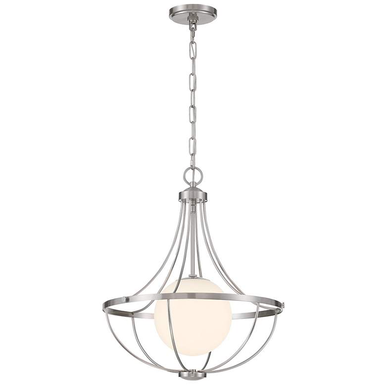 Image 4 1-Light Pendant in Brushed Nickel more views