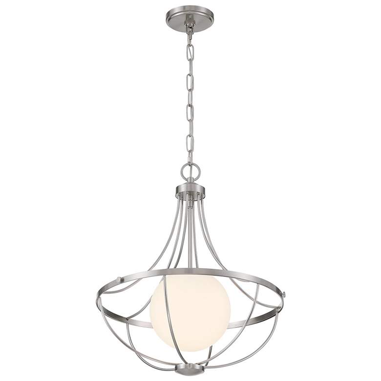 Image 5 1-Light Pendant in Brushed Nickel more views