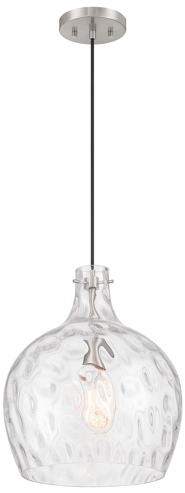 Image 3 1-Light Pendant in Brushed Nickel more views