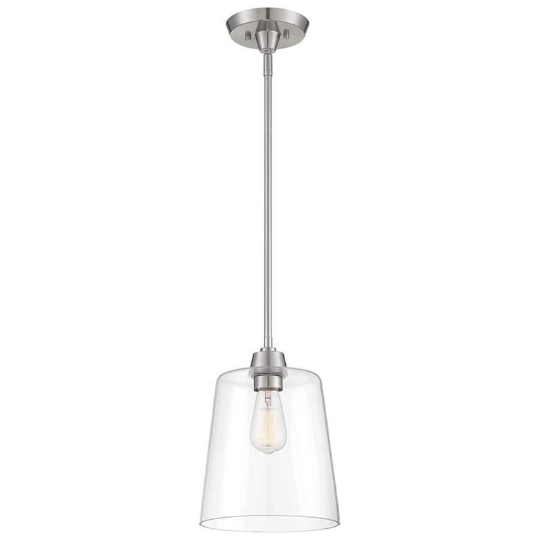 Image 1 1-Light Pendant in Brushed Nickel