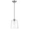 1-Light Pendant in Brushed Nickel