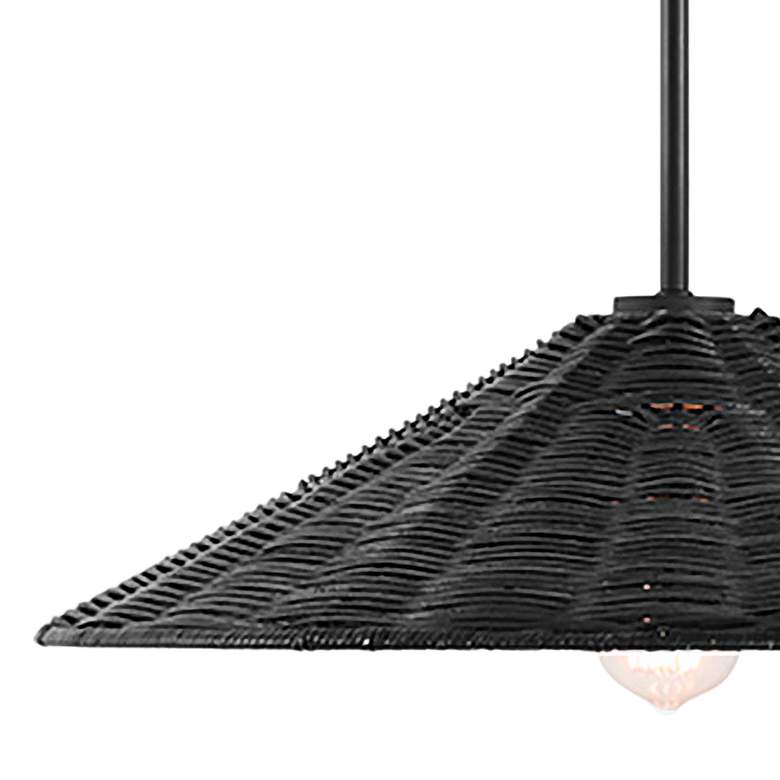 Image 3 1-Light Pendant in Matte Black more views