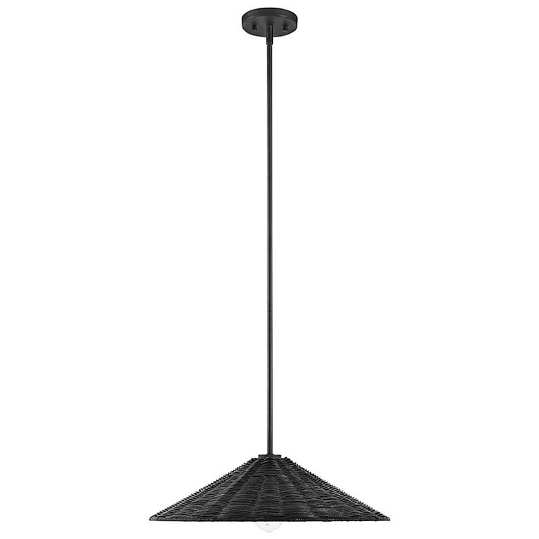 Image 4 1-Light Pendant in Matte Black more views