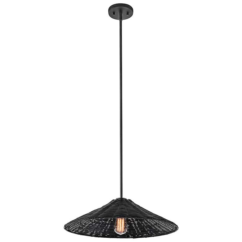 Image 6 1-Light Pendant in Matte Black more views