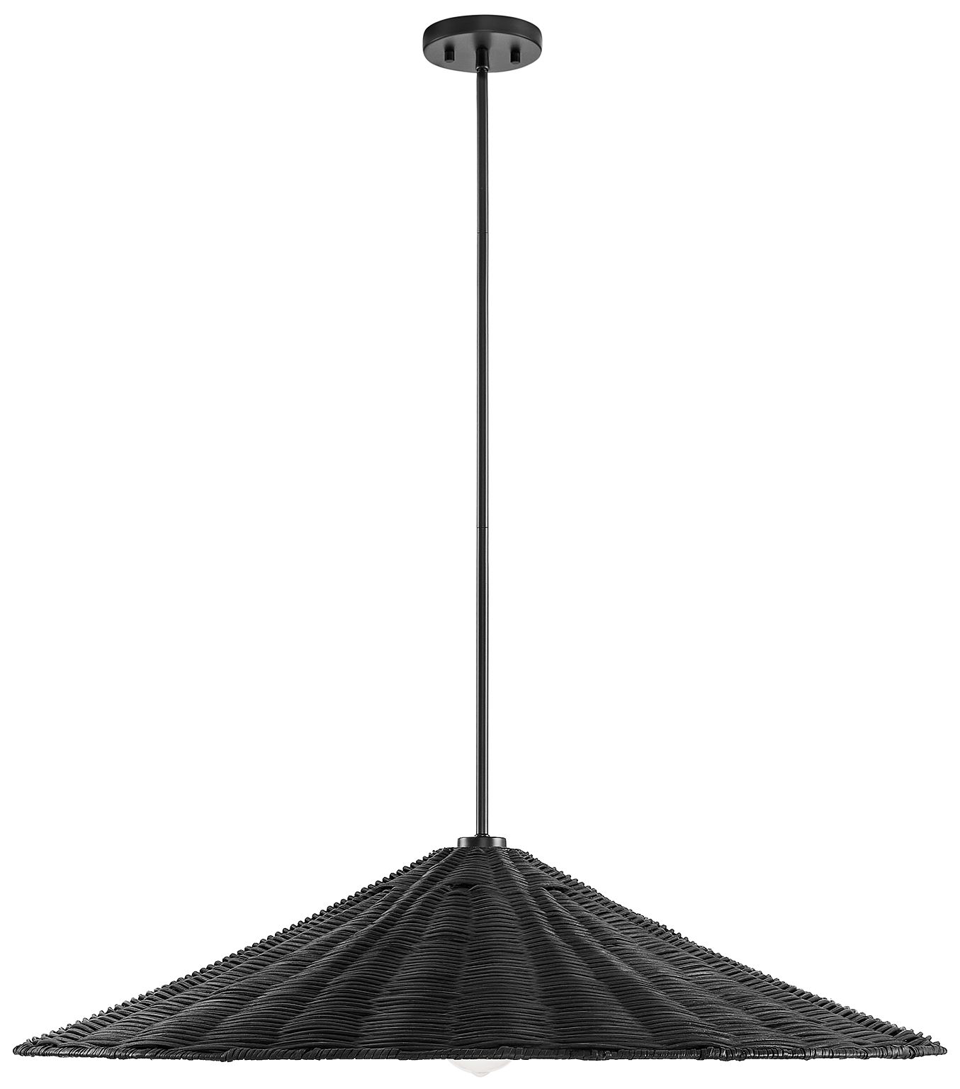 Image 3 1-Light Pendant in Matte Black more views