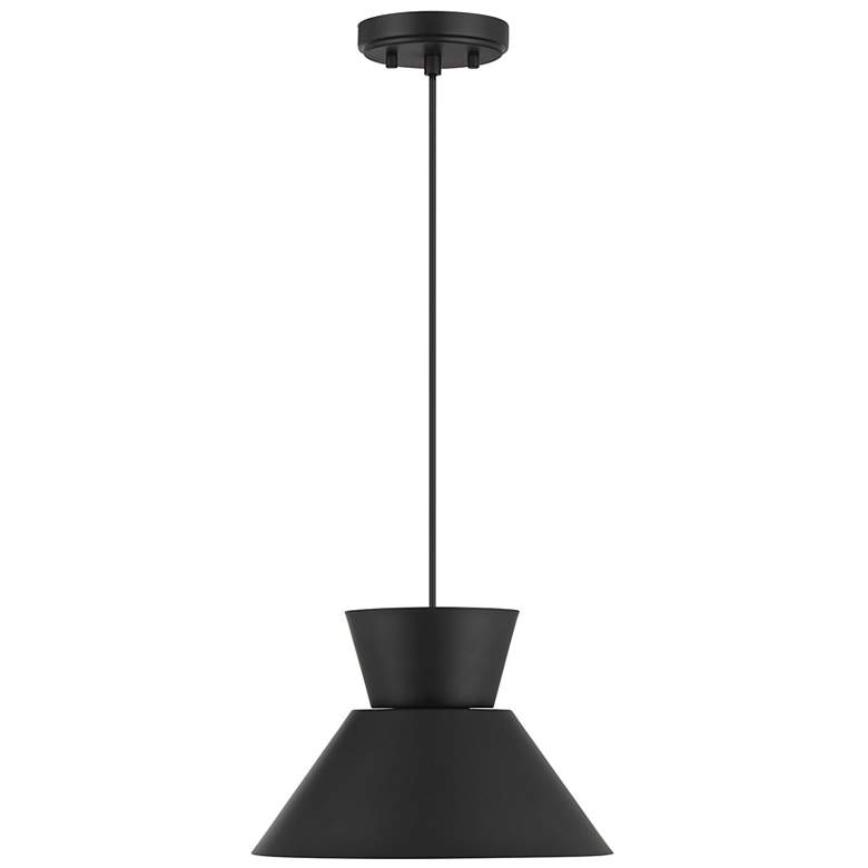Image 3 1-Light Pendant in Matte Black more views