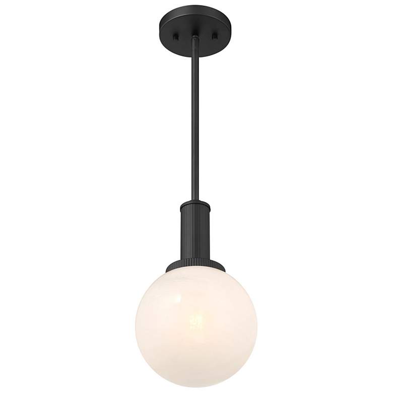 Image 4 1-Light Pendant in Matte Black more views
