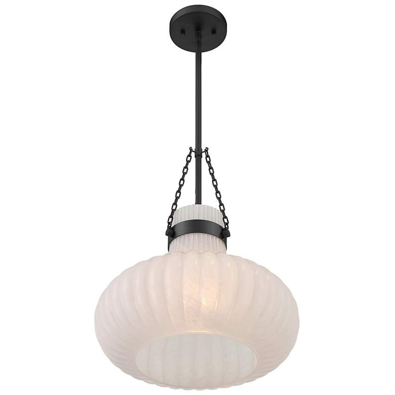 Image 4 1-Light Pendant in Matte Black more views