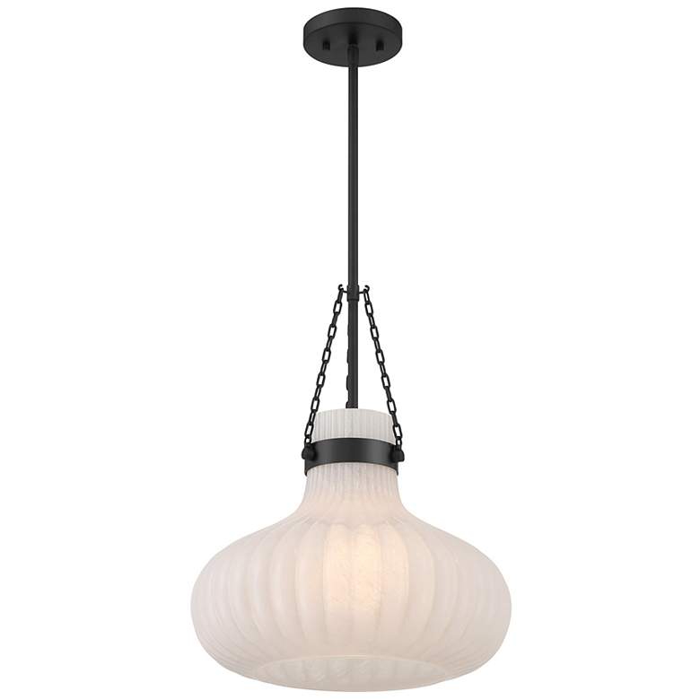 Image 5 1-Light Pendant in Matte Black more views